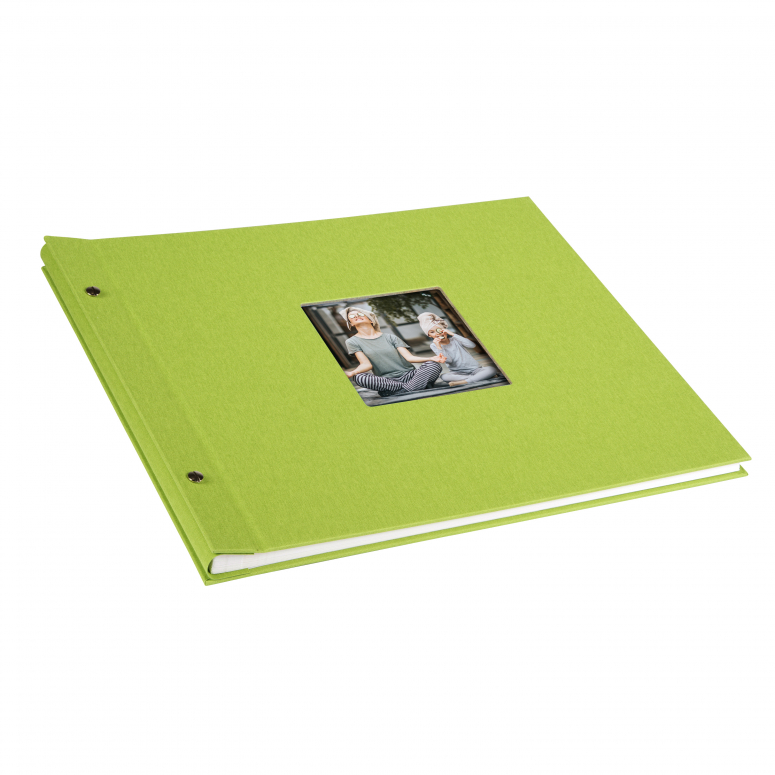 Goldbuch Screw Album Bella Vista Green White Pages X Cm