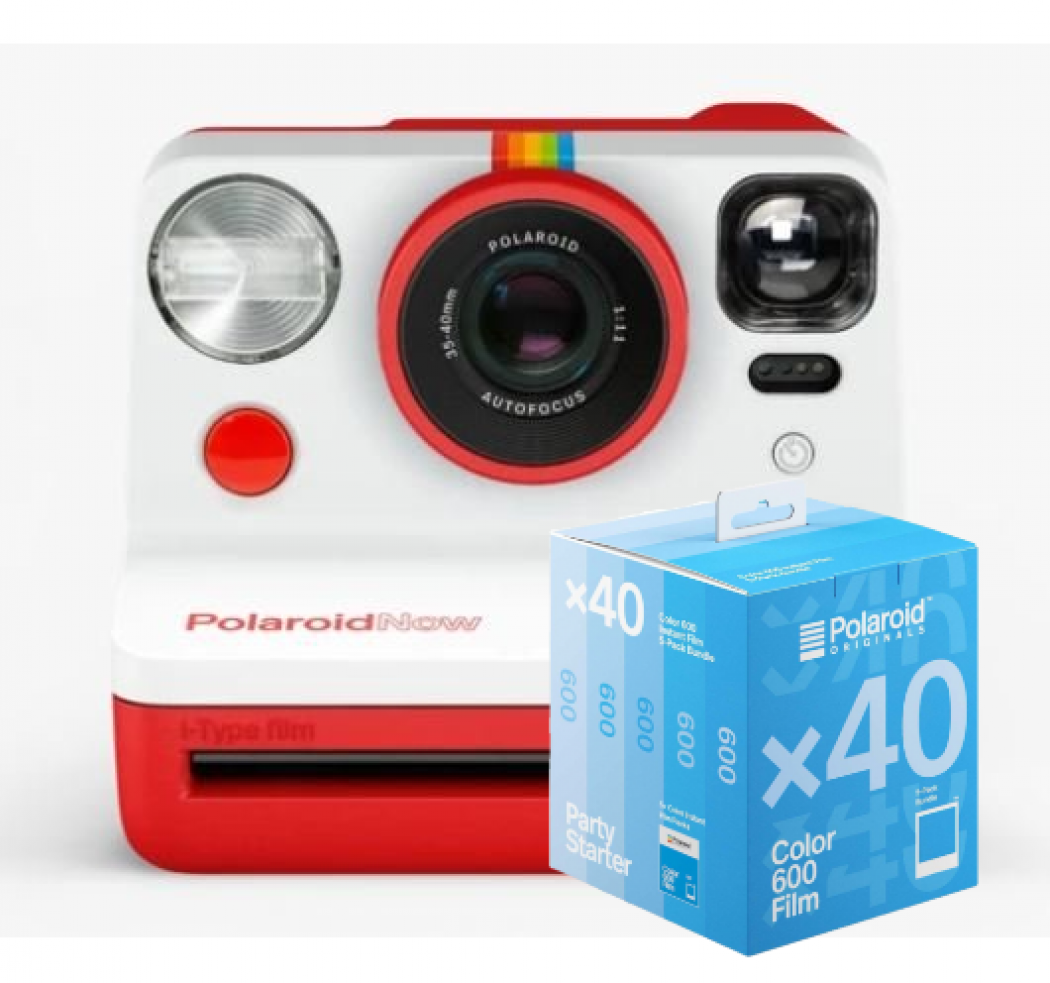 Polaroid Cam Ra Now Rouge Color Film X Foto Erhardt