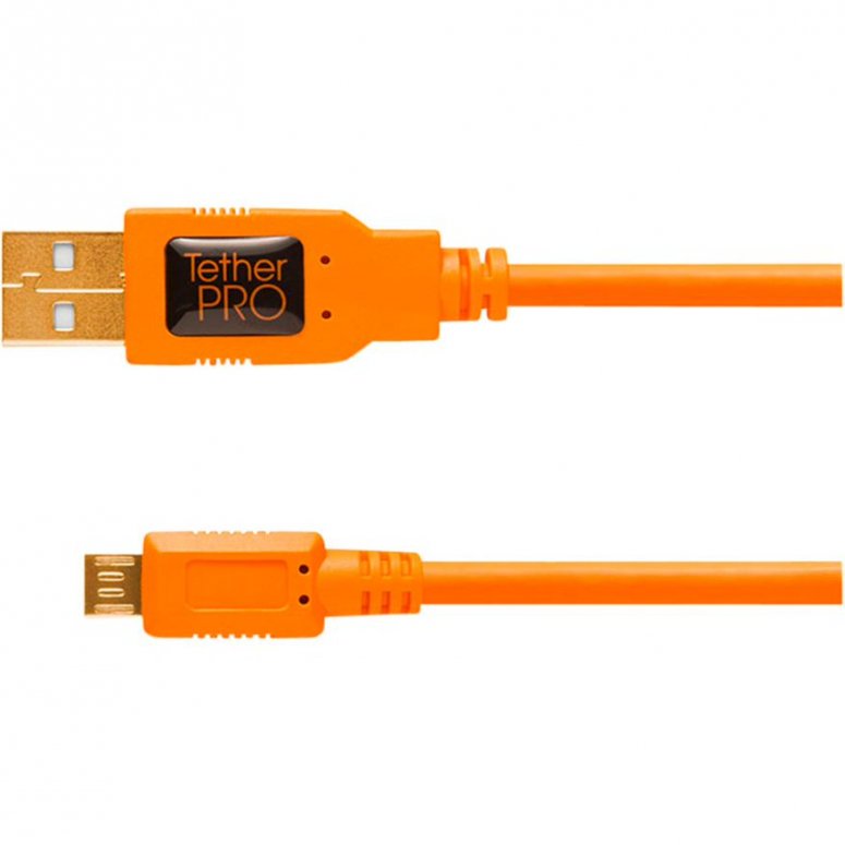 Tether Pro USB 2.0 Type A to USB 2.0 Micro-B 4.6 m
