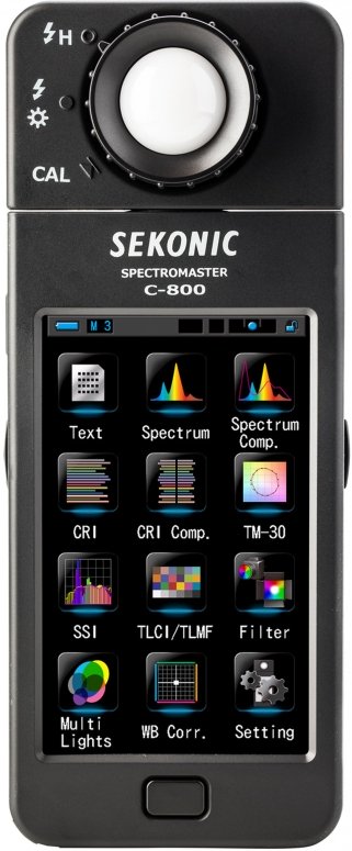Caractéristiques techniques  Sekonic C-800 Spectromaster