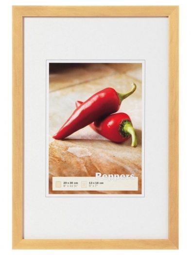Walther Holzrahmen BP015H Peppers 10x15 natur