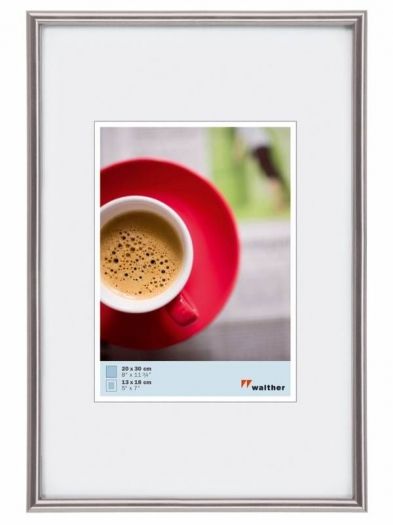 Walther Kunststoffrahmen KD430H Galeria 24x30cm stahl