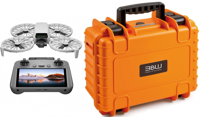 DJI Flip + RC 2 + B&W Case orange