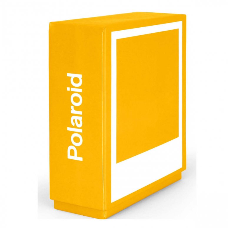 Polaroid Boîte à photos jaune