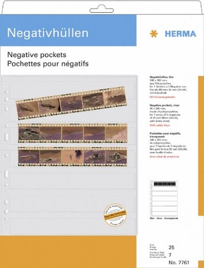Technical Specs  Herma negative sleeves 7761