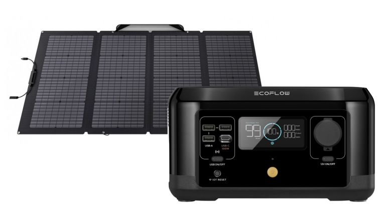 EcoFlow River Mini Wireless + 220W Solarpanel