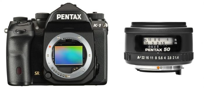Accessoires  Pentax K-1 + Pentax 50mm FA f1.4 SMC