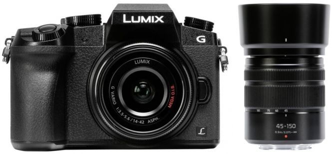 Accessoires  Panasonic Lumix DMC-G70 Kit 14-42 mm + 45-150 mm noir