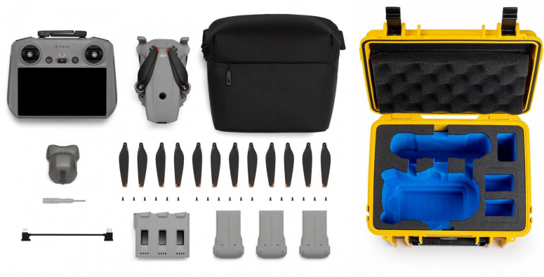 DJI Lito X1 FMCP (DJI RC 2) + B&W Case Type 2000 yellow