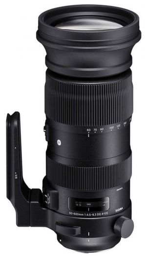 Technische Daten  Sigma 60-600mm f4,5-6,3 DG OS HSM (S) Nikon Einzelstück