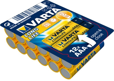 Varta 4103 Longlife AAA/LR3 Paquet de 12 piles
