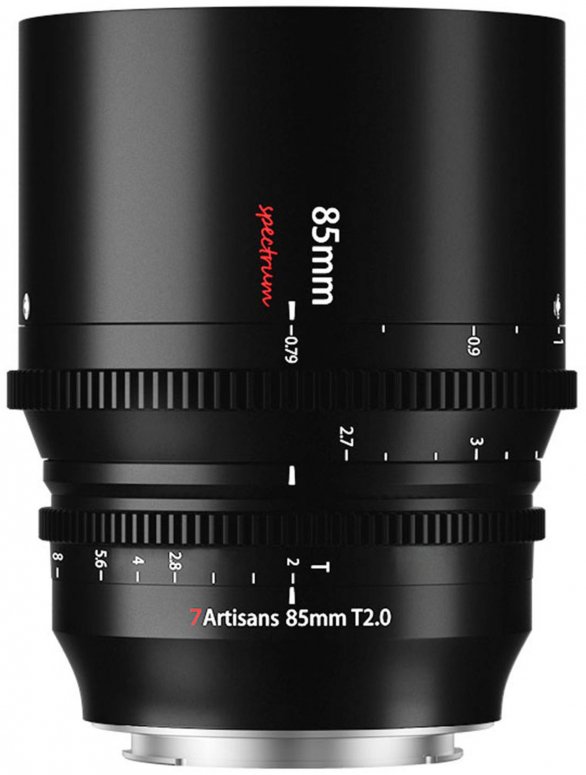 Technische Daten  7Artisans Spectrum 85mm T2.0 Canon RF