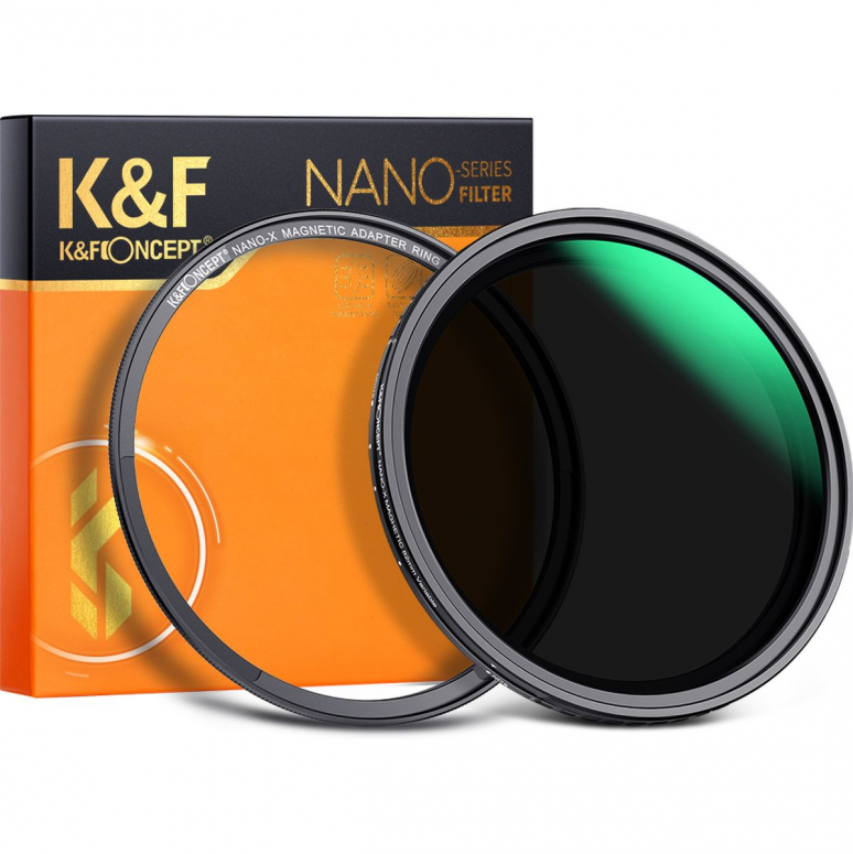 K&F Concept Variable ND Filter ND8-128 Nano X Magnetic 55mm