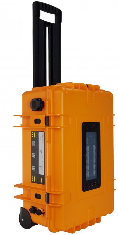 B&W energy.case PRO1500 500W Type 6700 orange