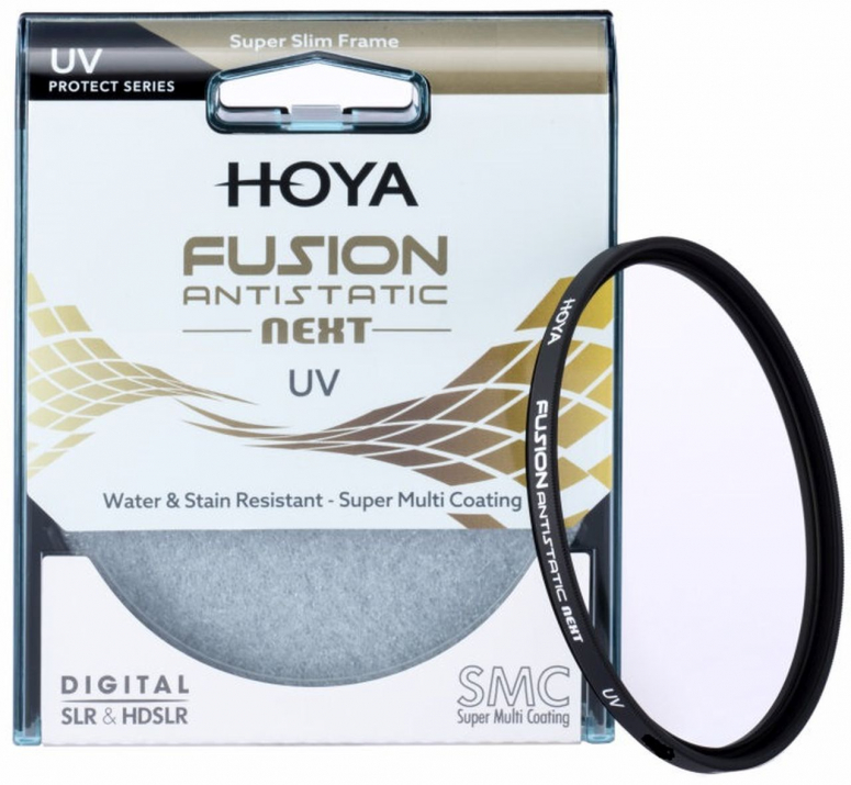 Caractéristiques techniques  Filtre UV Hoya Fusion Antistatic Next 58mm