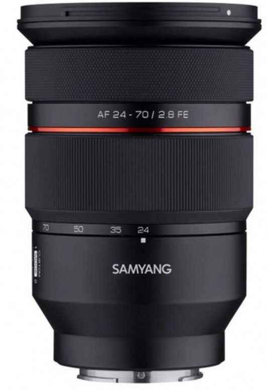 Caractéristiques techniques  Samyang AF 24-70mm f2,8 FE pour Sony E