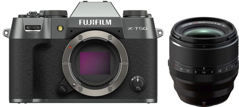 Accessoires  Fujifilm X-T50 Anthracite + XF 56mm f1,2 R WR