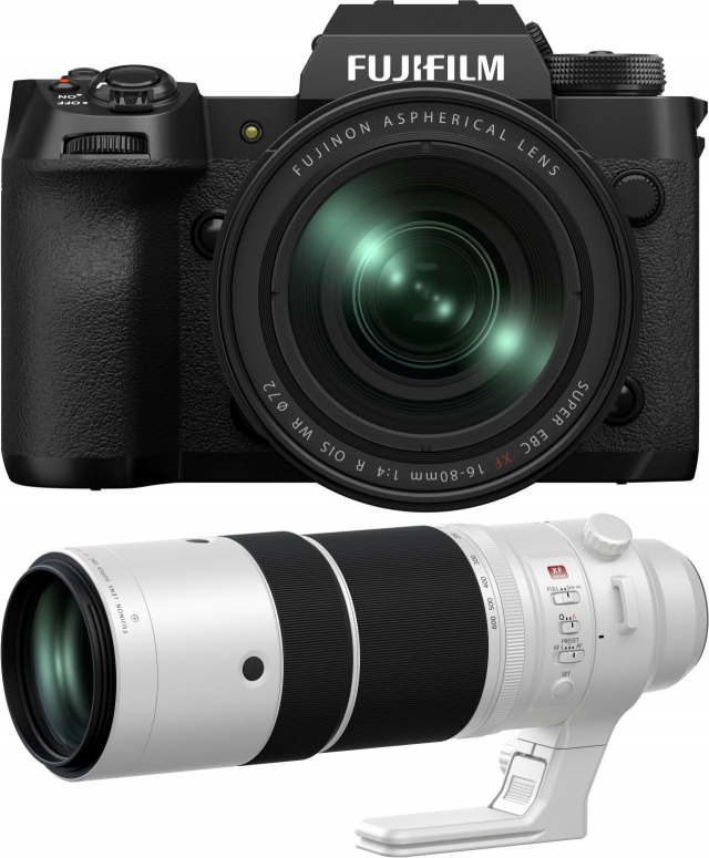 Fujifilm X-H2 + XF 16-80mm + XF 150-600mm