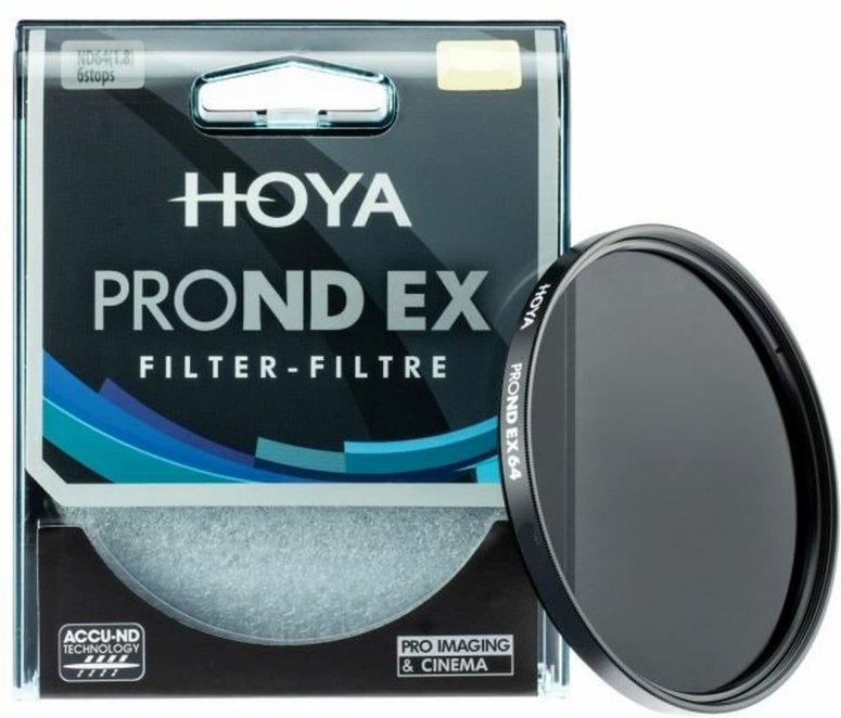 Caractéristiques techniques  Filtre Hoya PROND EX ND64 67mm