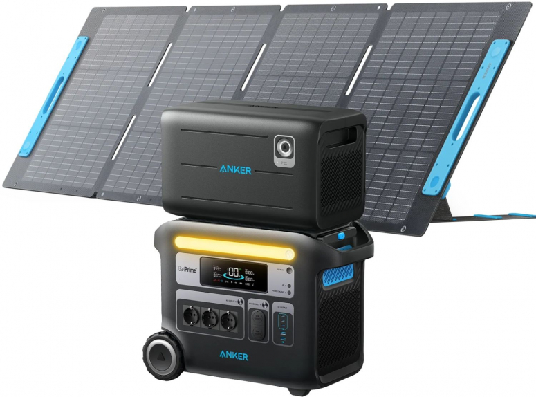 Anker PowerHouse 767 + panneau solaire 200W + batterie