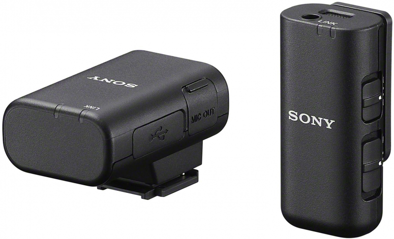 Caractéristiques techniques  Sony Système de microphone sans fil ECM-W3S