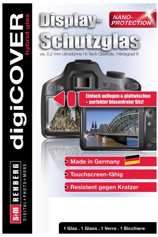 Technische Daten  digiCOVER Hybrid Displayschutz Nikon Z6II / Z7II