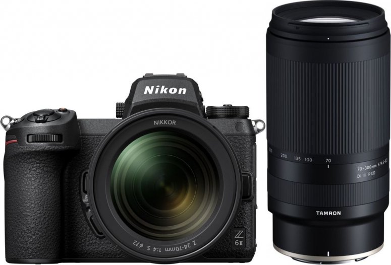 Caractéristiques techniques  Nikon Z6 II + Z 24-70mm f4 + Tamron 70-300mm f4,5-6,3