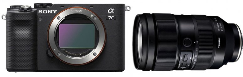 Zubehör  Sony Alpha ILCE-7C schwarz +Tamron 35-150mm f2-2,8