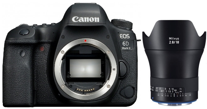 Zubehör  Canon EOS 6D Mark II + ZEISS Milvus 18mm f2,8