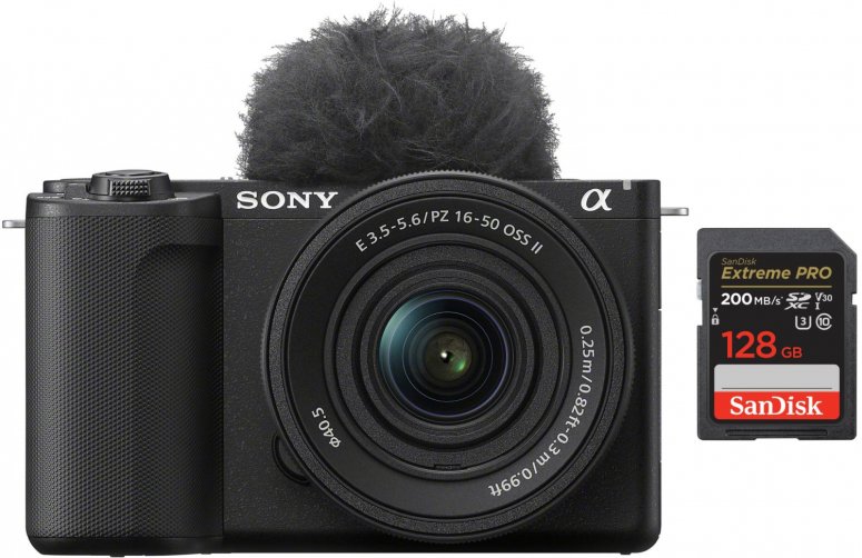 Accessoires  Sony Alpha ZV-E10 II + 16-50mm + SanDisk Extreme Pro 128GB 200MB/s V30