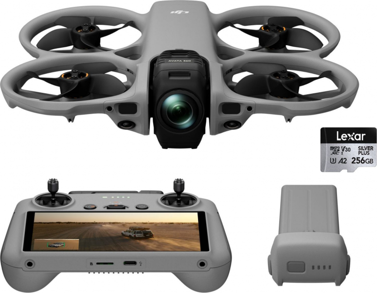 DJI Avata 360 (DJI RC 2) + Lexar Silver Plus microSDXC 256GB V30