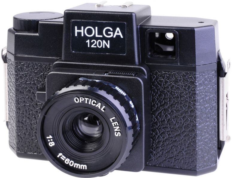 Holga 120N Mittelformatkamera schwarz