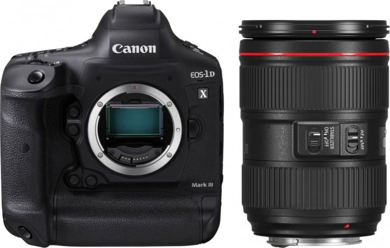 Zubehör  Canon EOS-1D X Mark III + EF 24-105mm f4,0L IS II USM