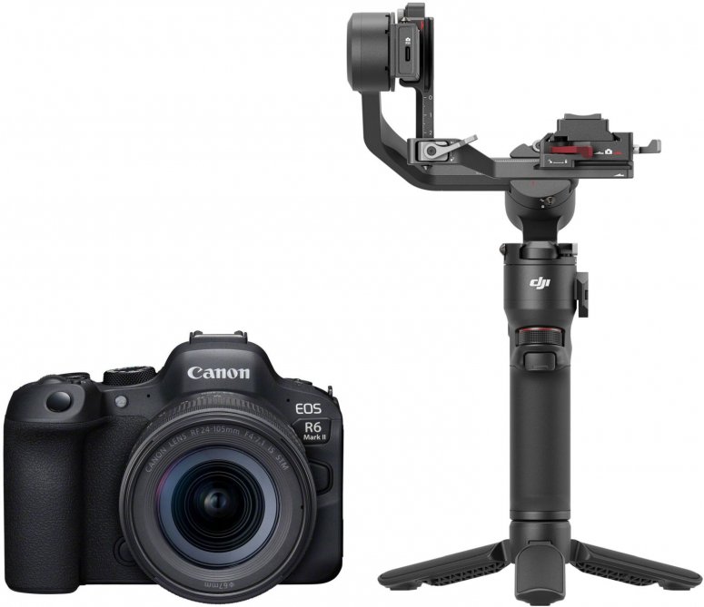 Zubehör  Canon EOS R6 II + RF 24-105mm f4-7,1 IS STM + DJI RS 3 Mini
