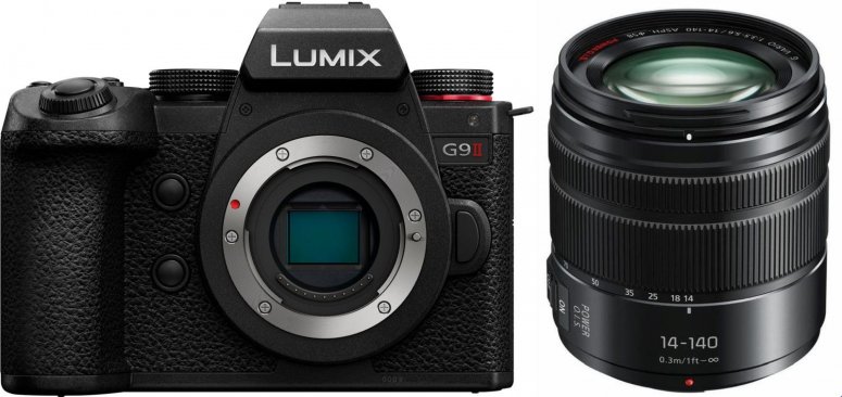 Comparison: Panasonic Lumix G9 II Body + Lumix G Vario 14-140mm f3.5-5.6 II  OIS - Foto Erhardt
