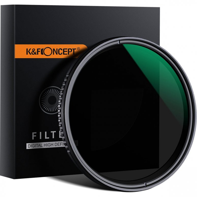 K&F Concept Filtre ND variable ND8-2000 Super Slim 62mm