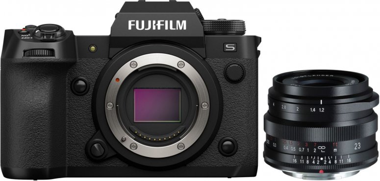 Caractéristiques techniques  Fujifilm X-H2 S + Voigtländer Nokton 23mm f1,2 Fuji X-Mount
