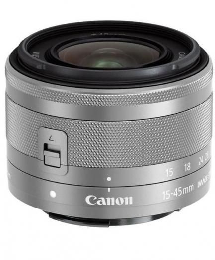 Zubehör  Canon EF-M 15-45mm 1:3,5-6,3 IS STM silber