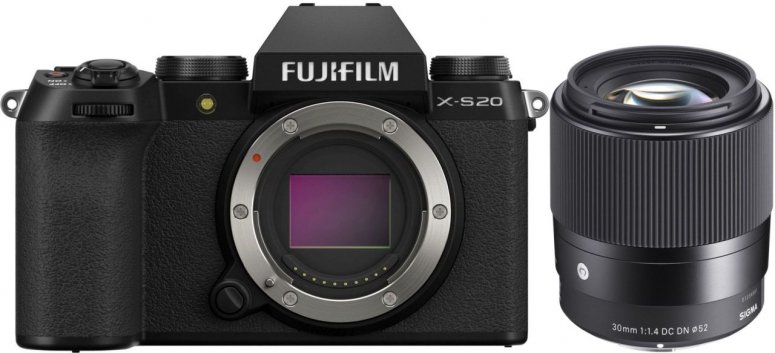 Caractéristiques techniques  Fujifilm X-S20 + Sigma 30mm f1,4 DC DN (C)