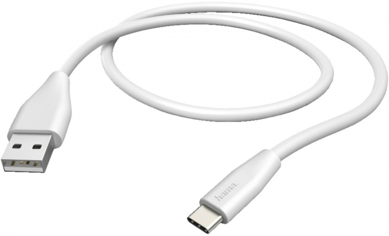 Hama Câble de charge flexible USB-A vers USB-C 1,5m blanc