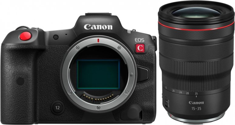Caractéristiques techniques  Canon EOS R5 C + RF 15-35mm f 2,8 L IS USM