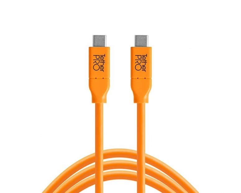 Tether Tools TetherPro USB-C to USB-C 1m H-VIS orange