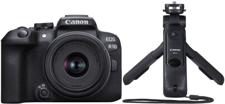 Canon EOS R10 + 18-45mm f4,5-6,3 + HG-100TBR Griffstativ