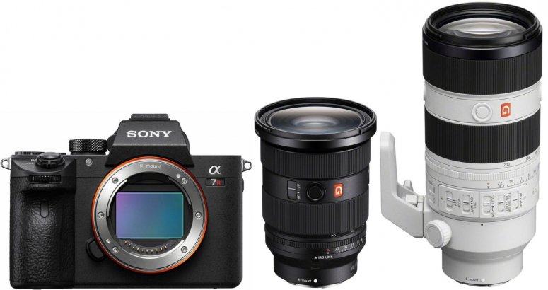 Accessoires  Sony Alpha ILCE-7R IVA + FE 24-70mm f2,8 + SEL FE 70-200mm f2,8