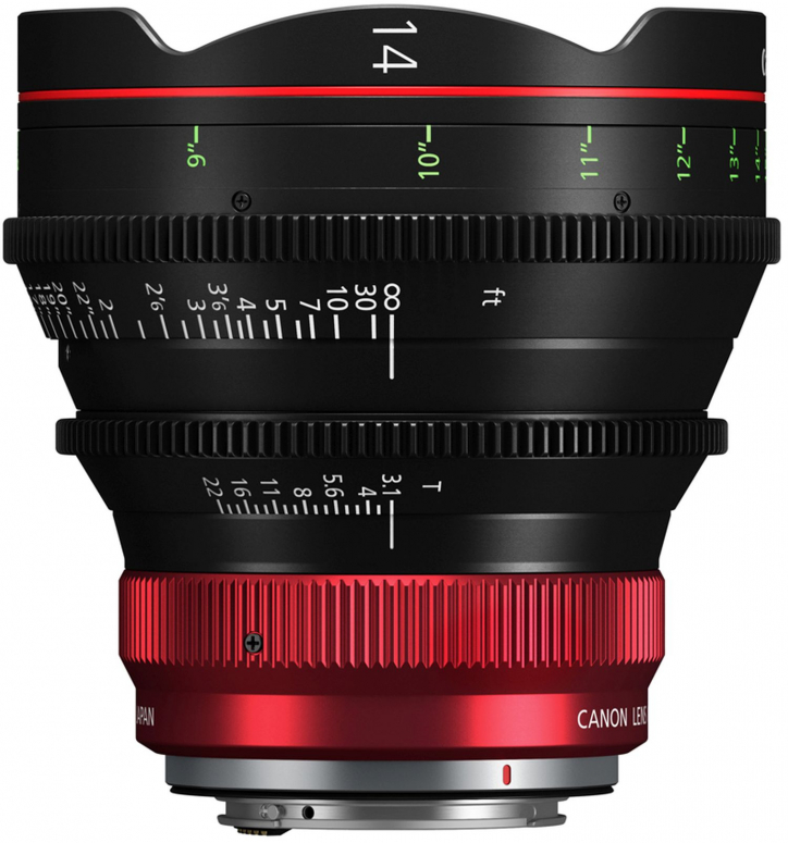 Canon CN-R 14mm/T3,1 L F (Meter) RF Prime Objektiv