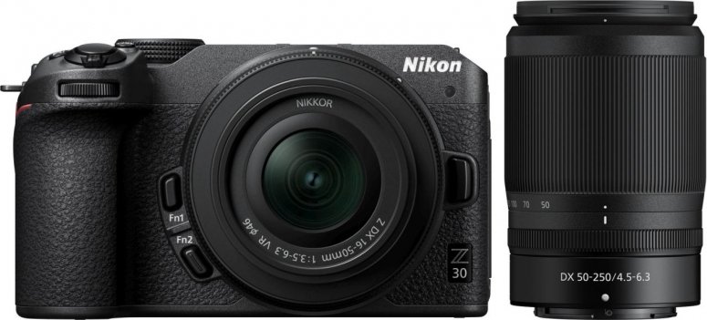 Nikon Z30 + 16-50mm f3,5-6,3 VR + 50-250mm f4,5-6,3 VR