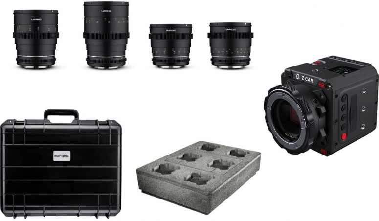 Technical Specs  Z-Cam E2-F8 + Samyang MF 24/35/50/85 MK2 VDSLR Case Set Canon EF