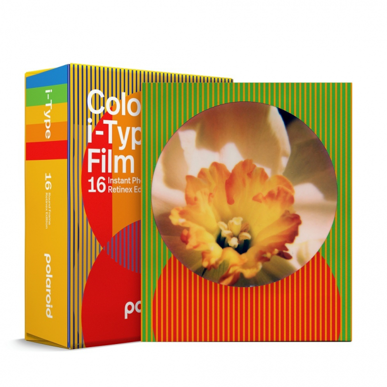 Polaroid i-Type Color Film Round Frame Retinex 2x8 5er Pack