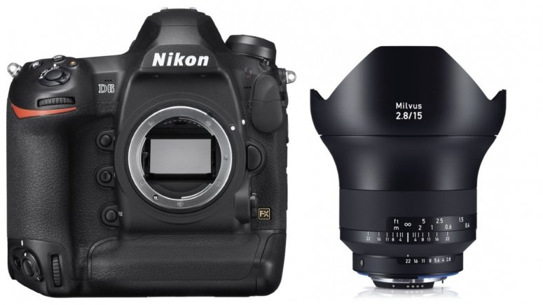 Zubehör  Nikon D6 + ZEISS Milvus 15mm f2,8