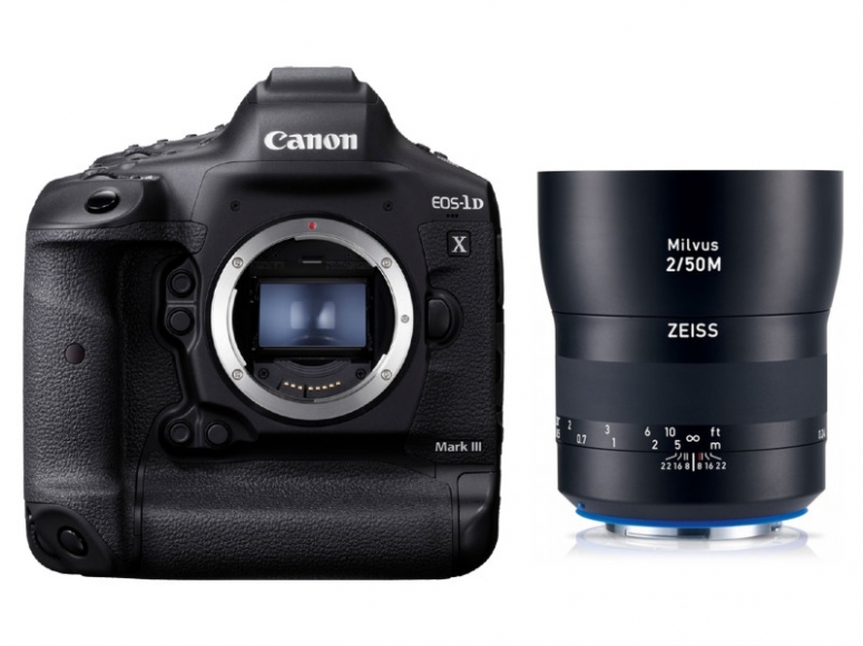 Zubehör  Canon EOS-1D X Mark III + ZEISS Milvus 50mm f2